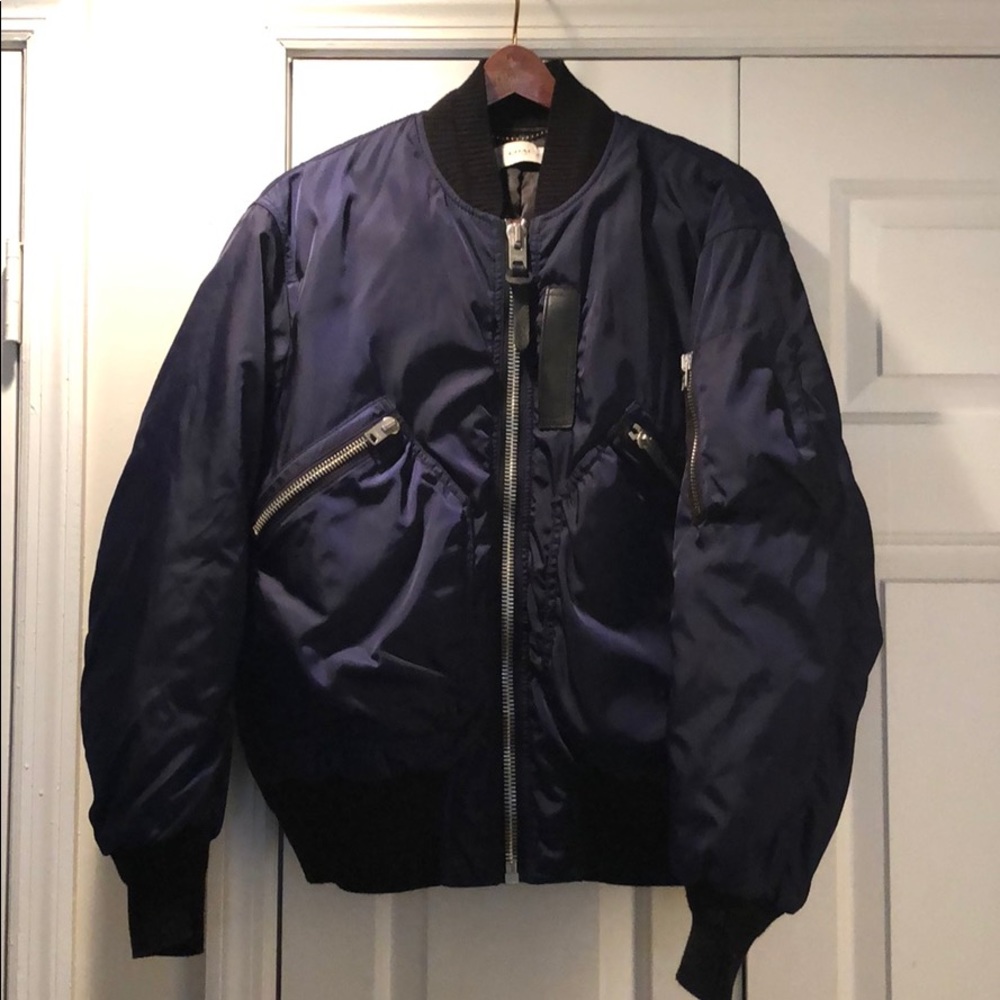 Coach Navy Bomber Jacket